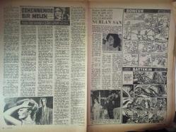 Pazar Haftalık Aktüalite Sinema Tiyatro Müzik ve Magazin Dergisi - 10 Ocak 1965 - Leyla Sayar - Tamer Yiğit - Tijen Par - Yılmaz Güney - Sevda Ferdağ - Erol Taş - Oktar Durukan - Işın Kaan - Adnan Şenses - Devlet Devrim - Selma Güneri - Özkan Yılmaz - Tunç Oral - Ercan Tekkan - Lütfü Umu - Abdullah Ferah - Zeki Tezcan - Turan Aksoy - Tunç Başaran - Tamer Yiğit - Ömer Gökay - Manughan - Laurence Harwey - R. Morley - Kim Novak - Reşat İleri - Lawton - Ken Bald - Stan Drake - Joan Sherman - Nüveyre Gültein - Nurlan San - Walt Disney - Mac Raboy - Mort Walker - Sadri Alışık - Gülbi Eray - Nuri Sami Koral - Zeynep Berk - John Cullen Morray - Yalçın Kaya - Belgin Doruk - Kazım Taşkent - Mehmet Seyda - Cüneyt Arkın - Türkan Şoray - Ekrem Bora - Muhterem Nur fotoğraf ve haberi - Yenillmez Yumruk Çizgi Roman - Genç Kız Kalbi Çizgi Roman - Boncuk Çizgi Romanı - Bay Tekin Çizgi Roman - Doktor Kilder Çizgi Romanı - Kırık Kalp Çizgi Romanı - Tam Takım Dergi