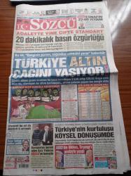 Sözcü Gazetesi - 7 Kasım 2020 - Aziz Yıldırım'a Beraat Fenerbahçe'ye Hürriyet - Adalette Yine Çifte Standart - Türkiye Altın Çağını Yaşıyor - Diyanet Bu Yılda Atatürk'ü Anmadı - Türkiye'nin Kurtuluşu Köysel Dönüşümde - ABD'de Biden Donald Trump'ı Postayla Yendi - Timur Selçuk Kalbine Yenildi