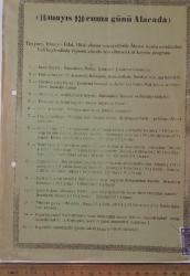 16 MAYIS 1930 ALACADA TAYYARE, HİMAYEİ ETFAL, HİLALİ AHMER CEMİYETLERİ VE İDMAN YURDU MENFAATİNE DÜZENLENMİŞ ORJİNAL BİLDİRİDİR ÇOK NADİRDİR PEK ÇIKMAZ