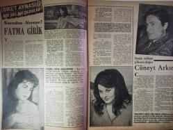 Perde Haftalık Ses Tiyatro ve Sinema Mecmuası Dergisi - 8 Haziran 1964 - Sayı 36 - Fatma Girik - OPON İlaç Reklamı - Soley Göksel - Suphi Kaner - Yüksel Hazar - Yeni Bir Aşk - İbret Aynası - Fatma Girik - Cüneyt Arkın - Özden Çelik - Sadettin Erbil - Ayhan Işık - Nevzat Bilsel - Kim Ne Yaptı ? - Deniz, Kadın ve Tamer Yiğit - Brigitte Bardot - Alain Delon - Frank Sinatra - İlk Aşklar - Türkan Şoray - Elia Kazan - Sophia Loren - Göksel Arsoy - Belgin Doruk - Beny Corniste - Öztürk Serengil - Ahmet Tarık Tekçe - Çolpan İlhan - Filiz Akın - Nejat Saydam - Ahmet Mekin - Sadettin Erbil - Jayne Mansfield - Leyla Sayar - Erol Büyükburç - Türker Akbulut - Saime Sinan - Ses Aleminden Haberler - Fecri Ecioğlu - Sayra Orkan - Sezen Cumhur Önal - Zeki Müren ve alkol - Öztürk Serengil - Südorono İlaç Reklamı - Kazova Kıyafet Reklamı - Tam Takım Dergi - Orta Sayfa Eki Mevcut