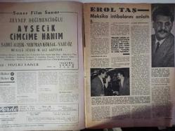 Perde Haftalık Ses Tiyatro ve Sinema Mecmuası Dergisi - 7 Aralık 1964 - Sayı:62 - Belgin Doruk - Cimcime Hanım - Ayşecik - Sadri Alışık - Neriman Köksal - Vahi Öz - Erol Taş - Fatma Girik - Neriman Köksal - Çolpan İlhan - Abdurrahman Palay - Yerin Kulağı Var - Eşref Kolçak - Hulki Saner - Faruk Yener - Tülay German - Fatma Girik - Gazanfer Özcan - Gönül Ülkü - Elke Sommer - Anthony Perkins - Belgin Doruk - Nebahat Çehre - Gina Lollobrigida - Ediz Hun - Türkan Şoray - Leyla Sayar - Orhan Günşiray - Ayhan Işık - Yıldız Tezcan - Münir Nurettin - Cüneyt Arkın - Itır Yahya - Yaşar Bozkurt - Kerim Beyazıt - Tamer Yiğit - Leyla Sayar - Cilalı İbo - Suçlular Aramızda Filmi - Belgin Doruk - Tamer Yiğit - Ekrem Bora - Leyla Sayar fotoğraf ve haberi - Tam Takım Dergi - Orta Sayfa Eki Mevcut