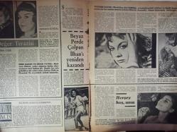 Perde Haftalık Ses Tiyatro ve Sinema Mecmuası Dergisi - 7 Aralık 1964 - Sayı:62 - Belgin Doruk - Cimcime Hanım - Ayşecik - Sadri Alışık - Neriman Köksal - Vahi Öz - Erol Taş - Fatma Girik - Neriman Köksal - Çolpan İlhan - Abdurrahman Palay - Yerin Kulağı Var - Eşref Kolçak - Hulki Saner - Faruk Yener - Tülay German - Fatma Girik - Gazanfer Özcan - Gönül Ülkü - Elke Sommer - Anthony Perkins - Belgin Doruk - Nebahat Çehre - Gina Lollobrigida - Ediz Hun - Türkan Şoray - Leyla Sayar - Orhan Günşiray - Ayhan Işık - Yıldız Tezcan - Münir Nurettin - Cüneyt Arkın - Itır Yahya - Yaşar Bozkurt - Kerim Beyazıt - Tamer Yiğit - Leyla Sayar - Cilalı İbo - Suçlular Aramızda Filmi - Belgin Doruk - Tamer Yiğit - Ekrem Bora - Leyla Sayar fotoğraf ve haberi - Tam Takım Dergi - Orta Sayfa Eki Mevcut