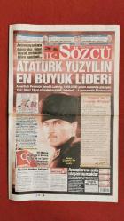 Sözcü Gazete 19 Mayıs 2017Atatürk Yüzyılın En Büyük Lideri,Atatürk'ün Gençliğe Hitabesi,Yapı Kredi Bankası Atatürk Reklamı,Zeljko Obradovic,Pablo Laso,Ioannis Sfairopoulos,Dimitris Itoudis,Ekpe Udoh,Gigi Datome,Bogdan Bogdanovic,Jan Vesely,Boby Dixon,Kerem Demirbay,Lütfü Savaş,Mustafa Kemal Atatürk,Tuncay Özilhan,Binali Yıldırım,Recep Tayyip Erdoğan