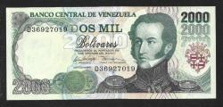 ** VENEZUELLA ( 2.000 * BOLİVARES ) 1998 - ÇİL