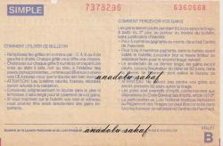 Loto loterie nationale 6 sur 49, 7378296