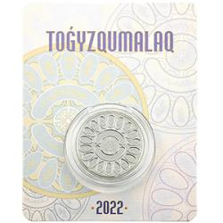 Mangala Kazakistan 100 Tenge 2022 Hatıra Blister Çil Togyzqumalaq (Mangala)