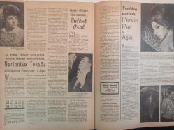 Perde Haftalık Ses Tiyatro ve Sinema Mecmuası Dergisi - 16 Mart 1964 - Sayı:24- Türkan Şoray - Orhan Günşiray - Gecelerin Kralı Filmi - Neriman Köksal - Ediz Hun - Semra Sar - Opon İlaç Reklamı - Altan Karındaş - Nebahat Çehre - Ayhan Işık - Ahmet Sezgin - Muzaffer Tema - Leyla Sayar - Türkan Şoray - Alain Delon - Romy Schneider - Gina Lollobrigida - İzzet Benice - Göksel Arsoy - Refik Yılmaz - Fecri Ebcioğlu - Ertan Anapa - Filiz Akın - Vahi Öz - Erkan Yolaç - Erdoğan Bazer - Necla Ateş - Celal İnce - Necla İz - Özcan Tekgül - Lütfi Güneri - Peri Han - Sevda Ferdağ - Nilgün Elgin - Onur Onat - Tevhit Bilge - Orhan Erçin - Hülya Koçyiğit - Işın Kaan - Brigitte Bardot - Elke Sommer - Nurinnisa Toksöz - Bülent Oral - Pervin Par - Aziz Basmacı - Tamer Yiğit - Nezih Turan - Meyhaneci Filmi - Rengin Arda - Erkan Yolaç - Hüseyin Baradan - Zühal Tan - Necdet Tosun fotoğraf ve haberi - Tam Takım Dergi
