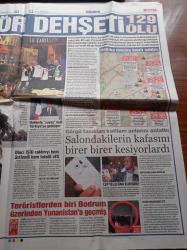 Sözcü Gazetesi - 15 Kasım 2015 - Polisin Dinci Teröristlerle İlgili Uyarısındaki Şok Bilgi - Fransa'daki Katliam Dünyayı Sarstı - Türk Kızı Elif Doğan Saldırıda Can Verdi - Paris'i Kana Bulayan IŞİD'in 3 Teröristi Türkiye'ye Sızmış - 2. Dünya Savaşı'ndan Bu Yana En Kanlı Saldırı