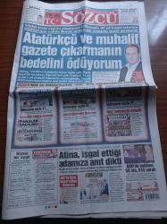 Sözcü Gazetesi - 3 Ekim 2017 - Rıdvan Dilmen Türkiye Futbol Federasyonunda FETÖ'cü Var - Beşiktaş'ta Caner Erkin Talisca Kavgası - Sözcü'nün Sahibi Burak Akbay Atatürkçü Ve Muhalif Gazete Çıkarmanın Bedelini Ödüyorum - Sözcü'nün Bu Manşetlerini Suç Diye İddianameye Yazdılar - Atina İşgal Ettiği Adamıza Anıt Dikti