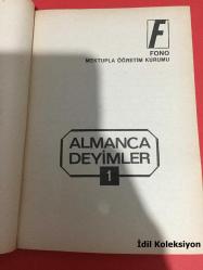 Almanca Deyimler : Örnek Cümleler içinde kullanılış ve Türkçe Karşılıklarıyla - Fono - Almanca , Türkçe Kitap
