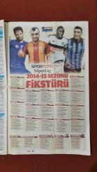 Sözcü Gazete 7 Eylül 2014 RANTSARAY ! ,Ünal Aysal,Dirk Kuyt,Demba Ba,İsmail Kartal,Diego Ribas,Goran Pandev,Oscar Cardozo,2014-15 Sezonu Fikstürü Afişi,Halil Yalçınkaya,Barack Obama,Muharrem İnce,Torunlar GYO Arazisinde Asansör Kazası 10 Ölü,Vodafone Reklamı