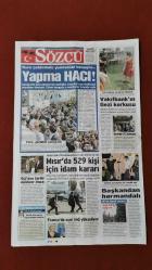 Sözcü Gazete 25 Mart 2014 Sözcü 1 Numara,Abdullah Öcalan,Engin Alan,Tülin Alan Pekkoç,Alo Fatih İş Başında,Fatih Saraç,Ali Kibar,Haluk Levent,Abdullah Gül,Barack Obama,Marine Le Pen,Emmanuel Emenike,Umut Bulut,Galatasaray Yönetim Kurulu,Fikret Orman,Olcan Adın,Fatih Erkoç,Hülya Avşar,Süleyman Demirel,İlker Başbuğ,Bilal Erdoğan,Mustafa Sarıgül