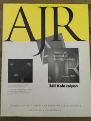 American Journal of Roentgenology : Diagnostic Imaging and Related Sciences - AJR - Volume 189 No 4 October 2007 - İngilizce Dergi (Amerikan Roentgenoloji Dergisi: Tanısal Görüntüleme ve İlgili Bilimler)
