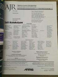 American Journal of Roentgenology : Diagnostic Imaging and Related Sciences - AJR - Volume 189 No 4 October 2007 - İngilizce Dergi (Amerikan Roentgenoloji Dergisi: Tanısal Görüntüleme ve İlgili Bilimler)