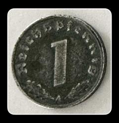 1940-1 REICHS-PFENNIG “A” (1 Reichspfennig) Nazi Almanyası (3. Reich) Gamalı Haç (Svastika) YBMNAZİ-1