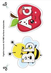 Okul Öncesi Eğlenceli Alfabe-Sayılar Seti (Laminasyonlu)