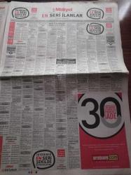 Milliyet Gazetesi - 10 Ocak 2007 - ABD'de Lösemi Tedavisi Gören Eren Çöğendez Michael Jordan'ın Mektubunu Okuyamadı -  Yaşar Kemal İnce Memed'in Hakkı Helal Olsun - Mehmet Ali Talat'tan Orgeneral Yaşar Büyükanıt'a Yanıt - Piste 200 Metre Mesafede Facia 32 Ölü - Fener Rum Erkek Lisesi Vakfının El Konulan Taşınmazları İçin AİHM'de Açtığı Dava Karara Bağlandı - Mustafa Kemal'de İstihbarat Toplamış