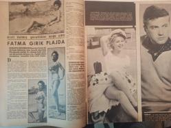 Perde Haftalık Ses Tiyatro ve Sinema Mecmuası Dergisi - 27 Temmuz 1964 - Orhan Günşiray ve Eşi Zeynep - Opon İlaç Reklamı - Suçlular Aramızda - Belgin Doruk - Tamer Yiğit - Leyla Sayar - Ekrem Bora - Necla Özdemir - Nüzhet Birseller - Muzaffer Tema - Lale Sarı - İzzet Günay - Cüneyt Arkın - Göksel Arsoy - Mine Soley - Orha Boran - Gönül Yazar - Nejat Saydam - Şoförler Kralı Filmi - Ayhan Işık - Belgin Doruk - May Britt - Fatma Girik - J.P. Belmondo - Nancy - Muhterem Nur - Yılmaz Duru - Erdoğan Bazer - İzzet Günay - Nuri Sesigüzel - Hayri Esen - Orhan Şener - Katil Peşimizde - Aylin Devrimel - Sevin Akçer - Erol Taş - Feridun Çölgeçen - Sophia Loren - Öztürk Serengil - Şemsi Sılkım - Kazova Kıyafer Fabrikası Reklamı - Tam Takım Dergi - Orta Sayfa Eki Mevcuttur