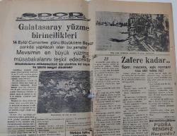 1940 HABER AKŞAM POSTASI GAZETESİ 6 SAYFA ORİJİNAL ÇOK NADİR PEK ÇIKMAZ