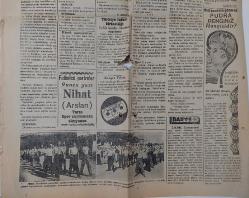 1940 HABER AKŞAM POSTASI GAZETESİ 6 SAYFA ORİJİNAL ÇOK NADİR PEK ÇIKMAZ