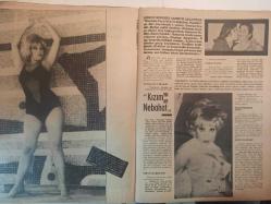 Perde Haftalık Ses Tiyatro ve Sinema Mecmuası Dergisi - 12 Temmuz 1965 - Sayı:28 - Leyla Sayar - Acar Film - Sonsuz Geceler - Garip Bir İzdivaç - Kadın İsterse - Vahşi Gelin - Buzlar Çözülmeden - Çiçekçi Kız - Fikret Hakan - Neşe Can - Bumin Gaffar - Claudia Cardinale - Çetin Ener - Alain Delon - James Bond - Marilyn Monroe - Ulvi Doğan - Nevzat Pesen - Rüçhan Çamay - Turgut Demirağ - Murat Köseoğlu - Feridun Kete - Leyla Sayar - Atıf Yılmaz - İzzet Günay - Orhan Günşiray - Sevda Ferdağ - Ediz Hun - Neriman Köksal - Hülya Koçyiğit - Marcello Mastroianni - Nebahat Çehre - Müzeyyen Çehre - Dr. Alaeddin Yavaşça - Neşe Can - Sevim Şengül - Müzeyyen Senar - Cüneyt Gökçer - Aydın Şahenk - Figen Şahenk - Kim Novak - Robert Hossein - Gönül Yazar - Südorono İlaç Reklamı - Gripin İlaç Reklamı - Şükran Özer Doruk fotoğraf ve haberi - Tam Takım Dergi