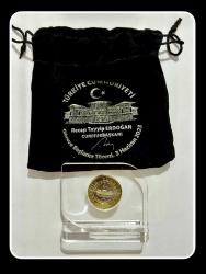 2023 - 1 Lira “2023 Cumhurbaşkanı RTE Göreve Başlama Töreni” Tedavül Hatıra Para-15 (TCTHM-15) UC#467