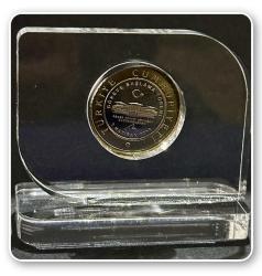 2023 - 1 Lira “2023 Cumhurbaşkanı RTE Göreve Başlama Töreni” Tedavül Hatıra Para-15 (TCTHM-15) UC#467