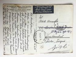 HEDİYE KARTPOSTALI, GÜLÜMSEYEN TATLI BİR KIZ ÇOCUĞU FOTOĞRAFI, ARKASI YAZILI VE DAMGALI, SİYAH BEYAZ, 9 X 15 CM EBADINDA - 1940'LAR, 1950'LER, 1960'LAR, 1970'LER 1980'LER