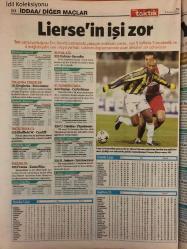Milliyet Taktik Gazetesi - 8 Kasım 2005 - Gerçek Talih Kuşu - TJK Uzatmaları Oynuyor - Umur Tamer - Söz Savunmanın - Basketbol - Tuncay Şanlı - Kupaya Celtic Damgası - Yalova Geçit Vermez - Lierse'in İşi Zor - Sakarya Yol Ayrımında