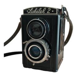 Lubitel 2 Rus Vintage fotoğraf makinası. - 