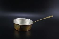 ORJINAL KALAYLI BAKIR TENCERE    DETAYLAR RESIMLERDE       (ASAF KOLİSİ