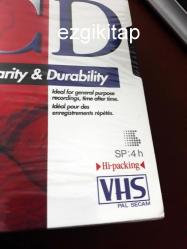 sony vhs kaset (boş vhs kaset) e-240 sony vhs (ambalajı açılmamış)