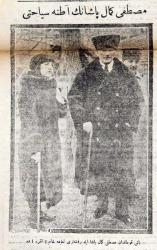 Osmanlıca Gazete - Tevhid-i Efkar -Mustafa Kemal Paşanın Adana Ziyareti - 14 Mart 1923