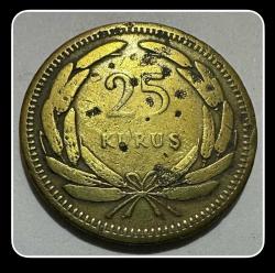 1956 25 KURUŞ (T.C TERS) ÇÇT / TCM0156
