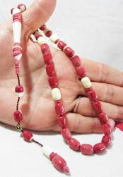 EsKi BELÇİKA BiLaRDo ToPuNDaN KATALİN 33 Lük TESBİH.....7x10mm USTA İMZALI