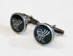 EsKi TUĞRALI GüMüŞ KOL DÜĞMELERİ.......925 AYAR