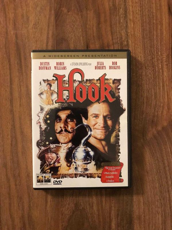 Robin Williams * Dustin Hoffman * Julia Roberts * Hook DVD - Kanca DVD -  Efemera - kitantik