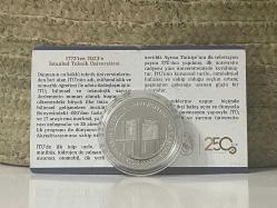 2023 - İstanbul  / Istanbul Teknik Üniversitesi (İTÜ) 250.Yıl Hatıra Parası - Darphane sertifikalı - Çil kondisyon