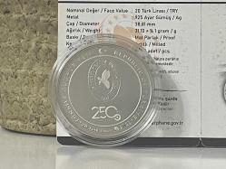 2023 - İstanbul  / Istanbul Teknik Üniversitesi (İTÜ) 250.Yıl Hatıra Parası - Darphane sertifikalı - Çil kondisyon