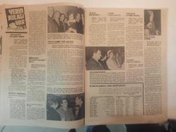 Perde Haftalık Ses Tiyatro ve Sinema Mecmuası Dergisi - 22 Kasım 1965- Sayı:47- Tülin Elgin - Bozuk Düzen Filmi - Belgin Doruk - Ekrem Bora - Müşfik Kenter - Nurhan Nur - Orhan Günşiray - Fikret Hakan - Pervin Par - Nebahat Çehre - Muzaffer Tema - Devlet Devrim - Semiramis Pekkan - Gülsüm Kamu - Yılmaz Güney- Michele Mercier - Mylene Demongeot - Sylvie Vartan - Johnny Hallyday - Nebahat Çehre - Turgut Demirağ - Gülşen Işık - Cüneyt Gökçer - Gürel Ünlüsoy - Aziz Sarıkaya - Necla Ateş - Gönül Yazar - Tülin Elgin - Fikret Hkan - Armağan Şenol - Alberto Cortez - Sadri Alışık - Filiz Akın - Leyla Sayar - Cüneyt Arkın - Elvis Presley - Behiye Aksoy - Perihan Altındağ - Selma Güneri - Nebahat Çehre - Gönül Yazar - Mualla Eken - Müzeyyen Senar - Ahmet Sezgin - Yıldız Tezcan - Nuri Sesigüzel - Nurinnisa Toksöz - Efkan Efekan - Leyla Tunca - Tony Curtis - Ajda Pekkan - Müşfik Kenter fotoğraf ve haberi - Tam Takım Dergi