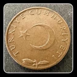 1972 5 KURUŞ ÇİL (TCM072) Natürel