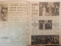 Perde Haftalık Ses Tiyatro ve Sinema Mecmuası Dergisi - 10 Mayıs 1965 - Türkan Şoray - Ediz Hun - Erkan Yolaç - Şoför Nebahat Bizde Kabahat Filmi - Sezer Sezin - Münir Özkul - Selma Güneri - Ali Şen - Necdet Çağlar - Fuat Conkman - Melek Akcan - Engin Koşar - Müzeyyen Tuna - Rebii Erimer - Nuran Aksoylar - Zeki Müren - Ediz Hun - Vittorio Gassman - Paul Newman - Rock Hudson - Elvis Presley - Robert Mitcum - Türkan Şoray - Cüneyt Arkın - Erdem Buri - Orhan Günşiray - Elif Türkan - Haldun Dormen - Ekrem Bora - Melih Üstüngör - Sevda Ferdağ - İzzet Günay - Murat Köseoğlu- Gönül Yazar - Sadettin Erbil - Nebahat Çehre - Cüneyt Arkın - Zerrin Arbaş - Selma Türk - Ediz Hun - Belgin Doruk - Fatma Girik - Hülya Koçyiğit - Leyla Sayar - Safiye Ayla - Cahit Oben - Ahmet Sezgin - Tanju Okan - Ertan Anapa - Rüçhan Demirağ - Zeki Müren - Senih Orkan - ORhan Günşiray - Richard Burton - Prenses Süreyya - Dirk Bogarde - Gripin İlaç Reklamı - Südorono İlaç Reklamı fotoğraf ve haberi - Tam Takım Dergi
