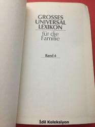 Grosses Universal Lexikon - für die Familie - Band 4 - Almanca Kitap (Büyük Evrensel Ansiklopedi)