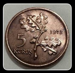 LOT.19 » 1973 5 KURUŞ ÇİL - TCM260