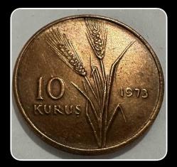 1973 Yılı 10 KURUŞ -  (TCM73)