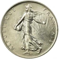 FRANSIZ FRANGI 1 FRANC KOLEKSİYON SETİ (4 ADET 1960, 1965, 1977, 1991 TEDAVÜL MADENİ PARALAR)