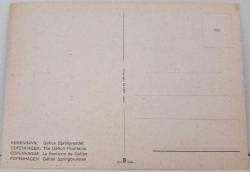 ŞEHİR KARTPOSTALI-DANİMARKA/KOPENHAG GEFİON ÇEŞMESİ,ARKASI YAZILMAMIŞ, RENKLİ, 12 X 16 CM EBADINDA - 1950'LER, 1960'LAR, 1970'LER, 1980'LER