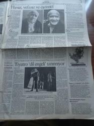 Cumhuriyet 2 Gazetesi - 8 Haziran 1993 - Mağaracılık Altın Çağını Yaşıyor - Neden Kapitalizm Ve Mafya İş Demektir - Garip Bir Kent Kahire - Uzay Üssüne Benzetilmeye Çalışılan Evler - Ünlü Fransız Yazar Jean Genet Hırsız Vefasız Ve Eşcinsel - Yeşilçam'da Senaryo Yazarı Olmak