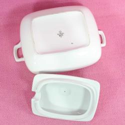 VINTAGE SCHERZER BAVARIA GERMANY ALTIN YALDIZ DEKORLU KOBALT PORSELEN ÇORBALIK