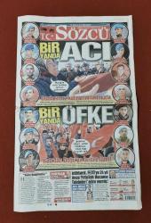 Sözcü Gazetesi 19 Aralık 2016 Manoel Messıas, Eren Derdiyok, Yasin Öztekin, Pelin Akil, Anıl Altan, Adil Öksüz, Fetullah Gülen, Kozanlı Ömer, Nihat Zeybekçi, İlhami Erkin, Binali Yıldırım, Kemal Kılıçdaroğlu, Devlet Bahçeli, Recep Tayyip Erdoğan, Bin Hamed Al Sani